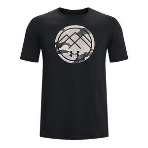 NWT Men's Under Armour Mountain Peaks Black T-Shirt Size XLarge XL Tee